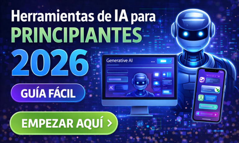 herramientas de inteligencia artificial para principiantes en 2026 guía fácil para empezar con IA