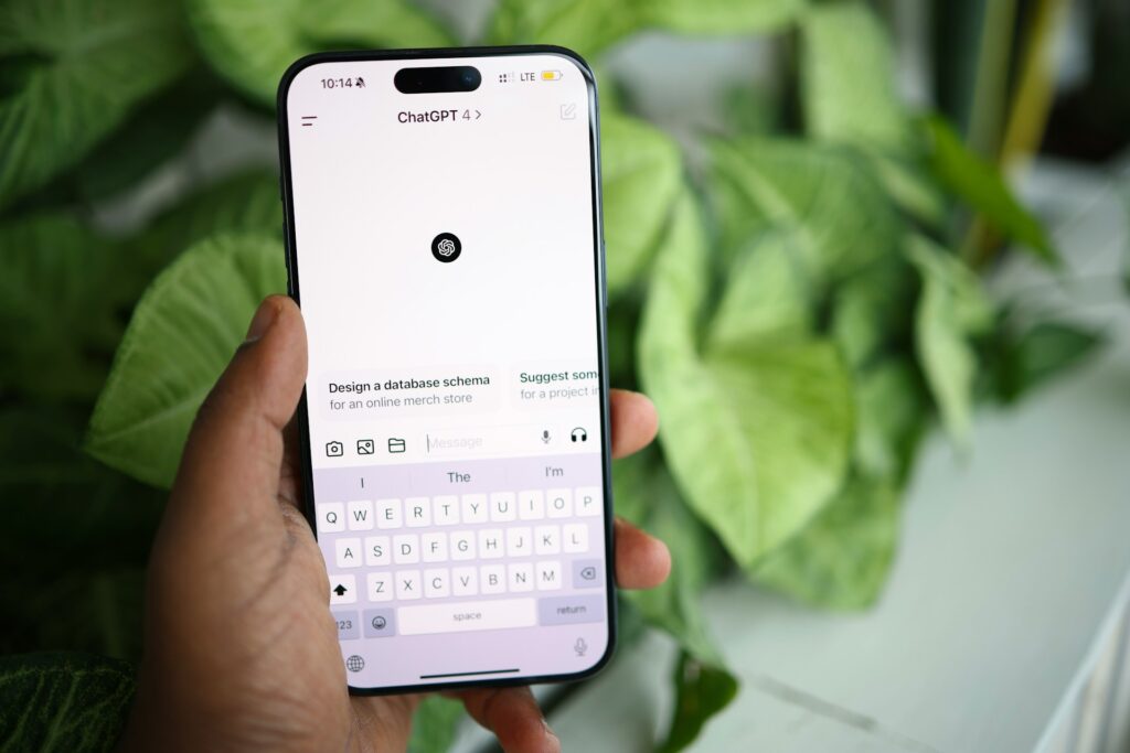 ChatGPT generando textos para negocios online