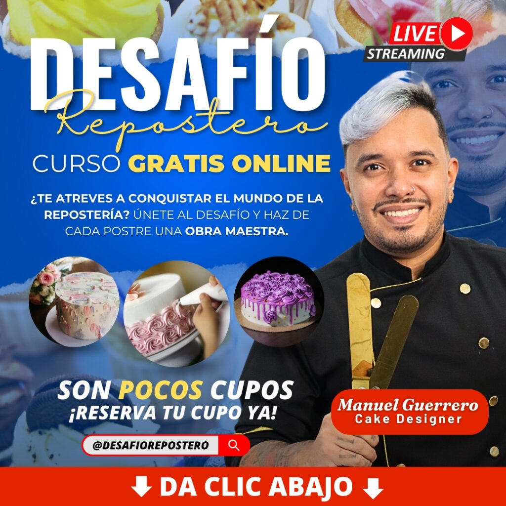 Curso de reposteria Cake Designer / diseñador de pasteles
