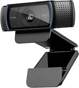 Webcam Logitech C920 HD Pro 1080p con corrección de iluminación y sonido estéreo