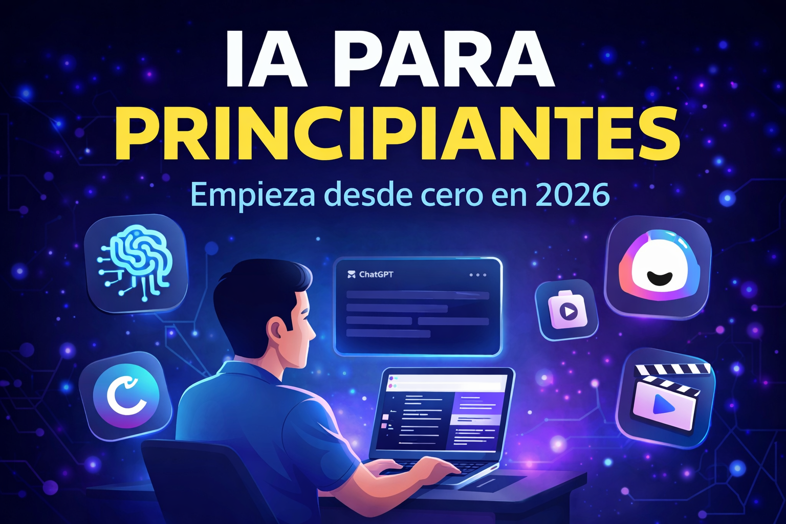 inteligencia artificial para principiantes 2026 herramientas IA fáciles para empezar desde cero