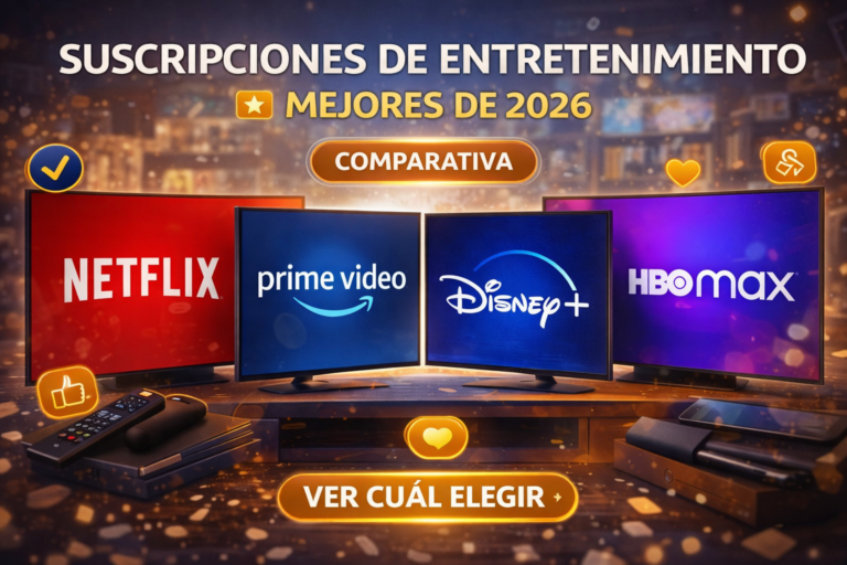 mejores suscripciones entretenimiento 2026 plataformas streaming comparativa