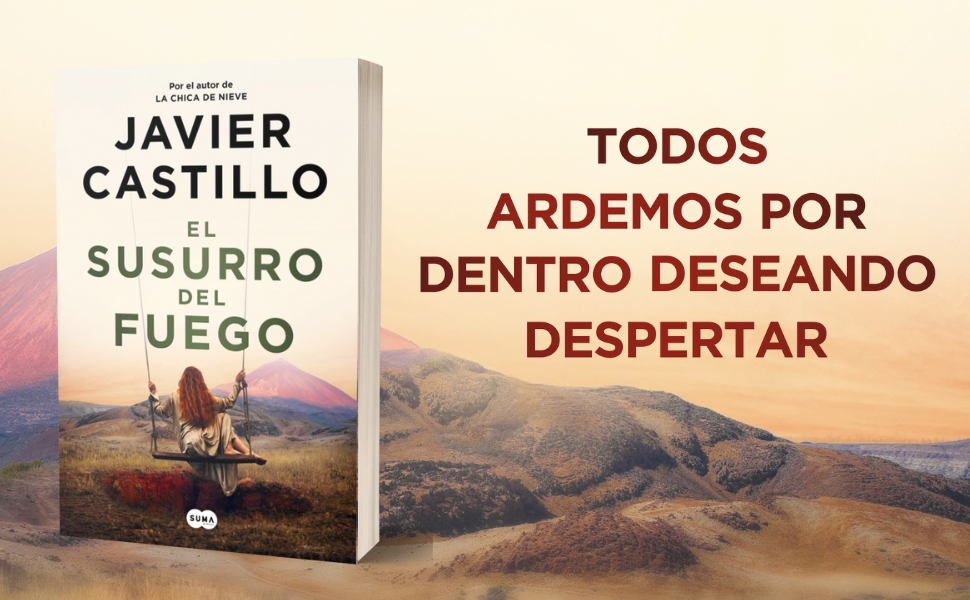Portada de El susurro del fuego, thriller contemporáneo ambientado en Canarias