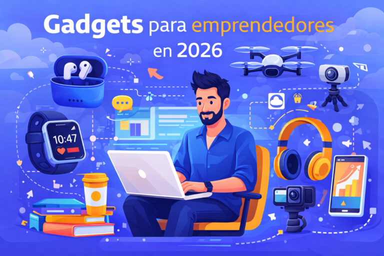 mejores gadgets para emprendedores en 2026, tecnología útil para trabajar y ser más productivo