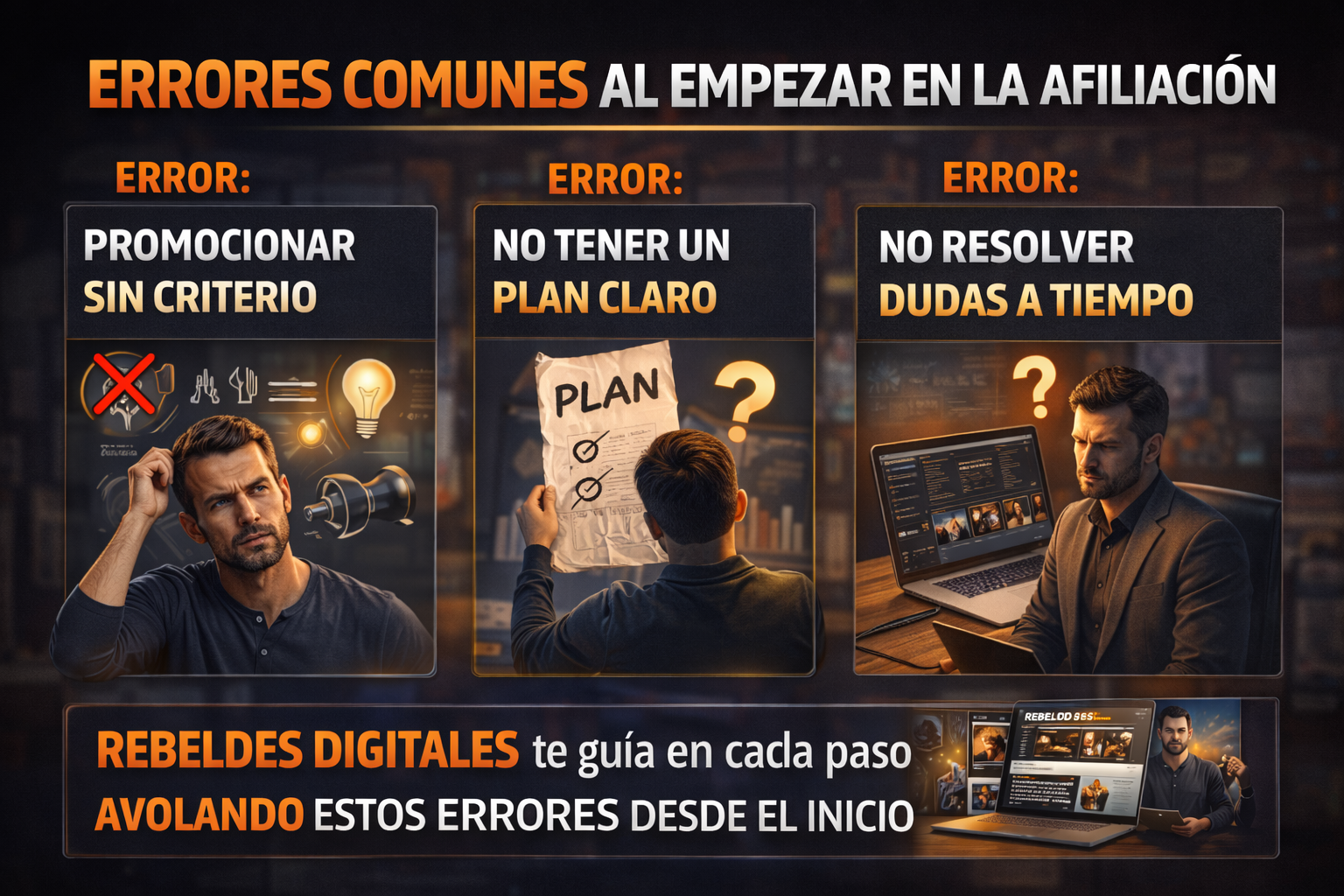 Curso Rebeldes Digitales 2026 para aprender marketing de afiliados paso a paso