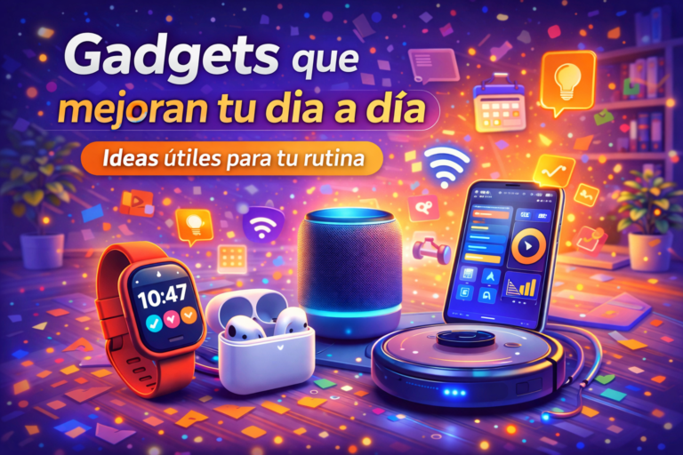 gadgets que mejoran tu dia a dia 2026 tecnologia util gadgets practicos productividad