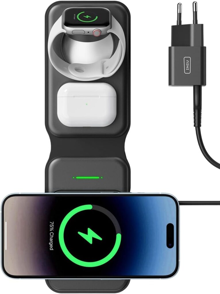 base de carga inalámbrica múltiple gadget útil 2026