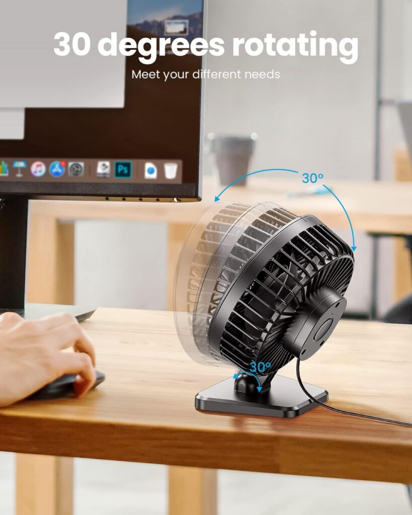 mini ventilador potente para escritorio