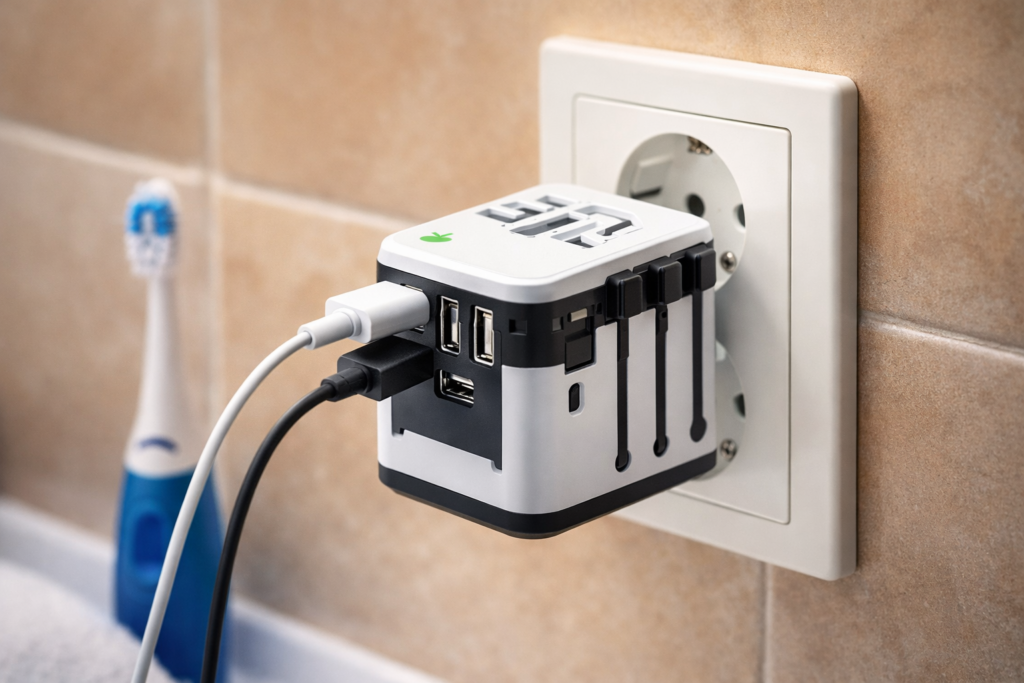 adaptador universal viaje 2026 enchufe internacional con usb