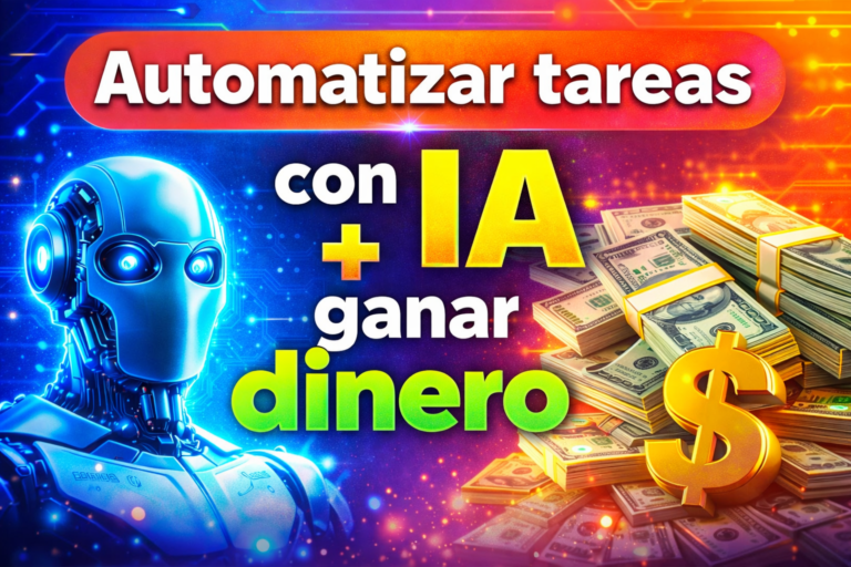 automatizar tareas con IA para ganar dinero online de forma automática