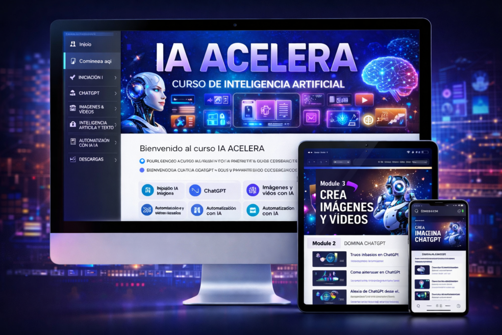 curso IA Acelera inteligencia artificial para principiantes completo