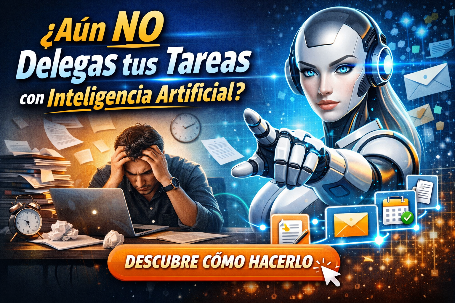 delegar tareas con IA para trabajar menos y aumentar productividad en 2026