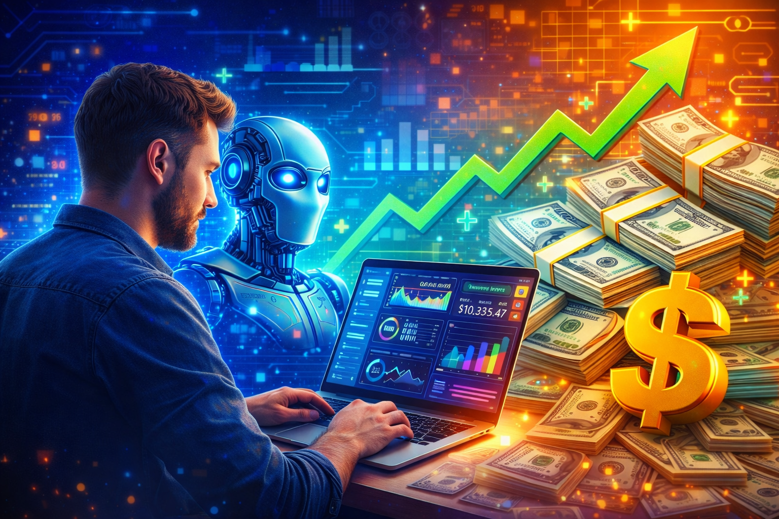 ganar dinero con inteligencia artificial paso a paso desde cero
