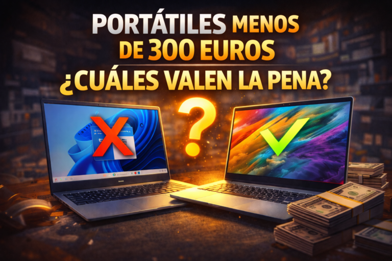 portatiles baratos menos de 300 euros mejores opciones calidad precio 2026