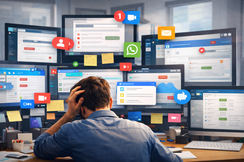 usar demasiadas herramientas digitales en 2026 sin avanzar