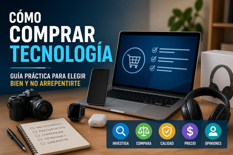 Cómo comprar tecnología con guía práctica para elegir bien gadgets ordenadores móviles y accesorios sin arrepentirte después