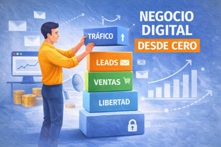 como crear un negocio digital rentable desde cero paso a paso