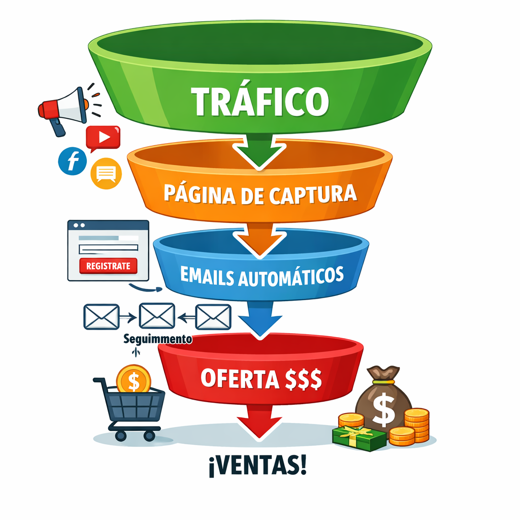 embudo de ventas desde cero ejemplo simple para empezar