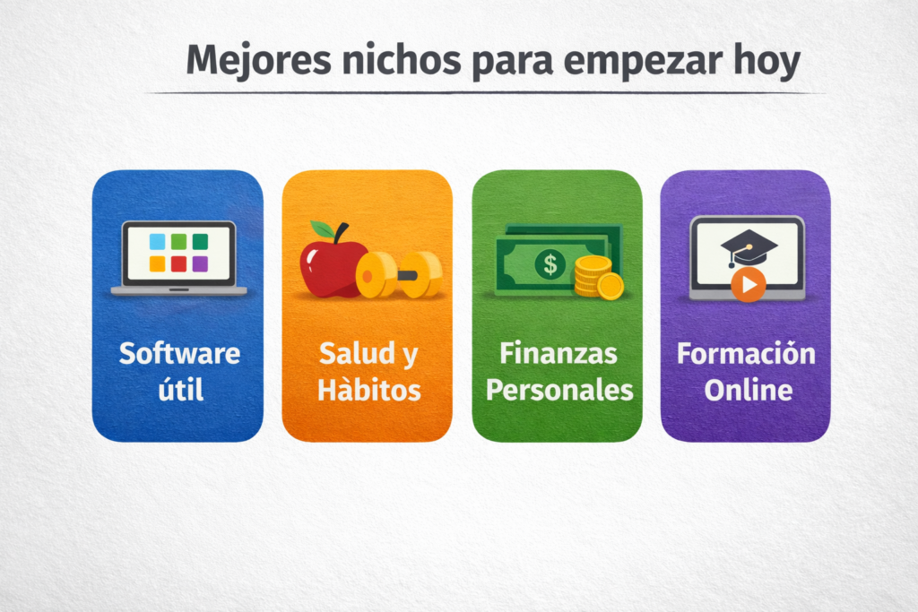 mejores nichos para empezar en marketing de afiliados