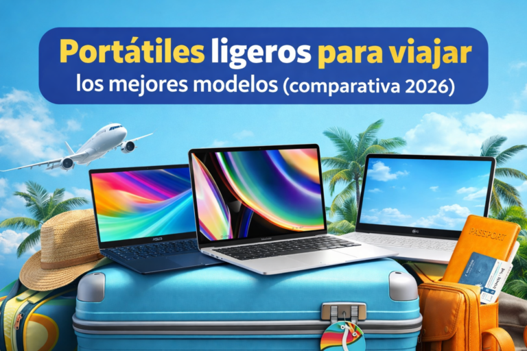 portátiles ligeros para viajar comparativa 2026 mejores modelos