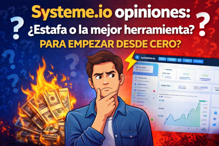 systeme.io opiniones estafa o mejor herramienta para ganar dinero online desde cero