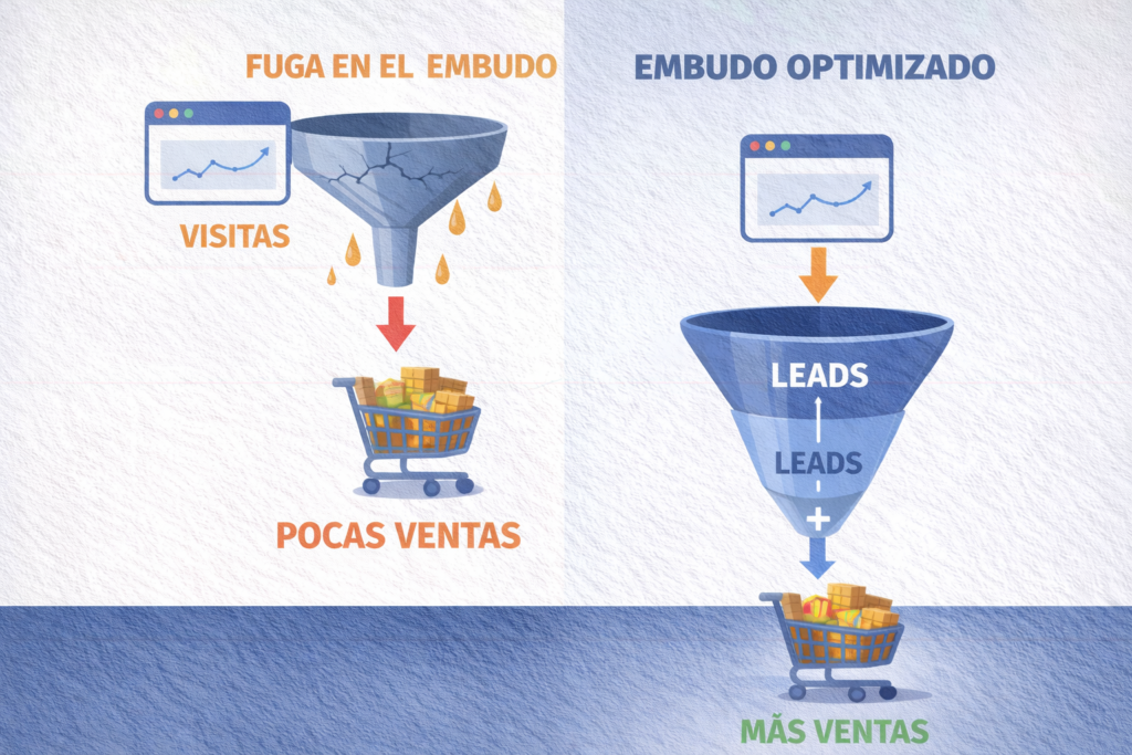 trafico sin ventas problema de conversion afiliados