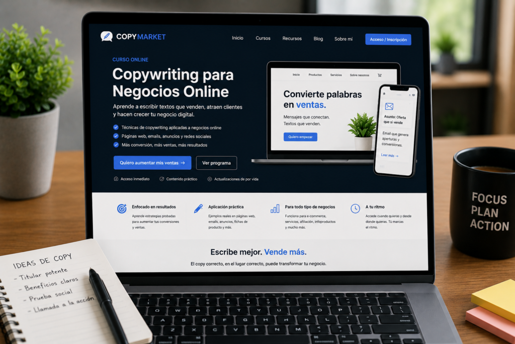 curso de copywriting para negocios online
