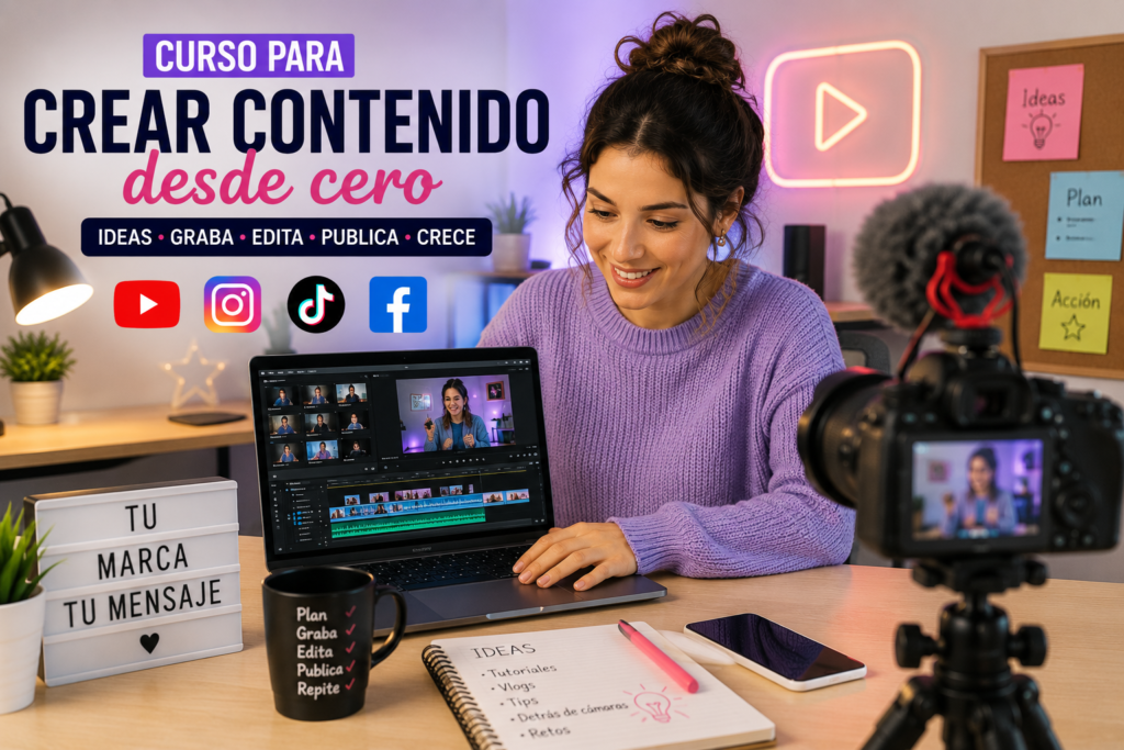 curso creación de contenido para principiantes