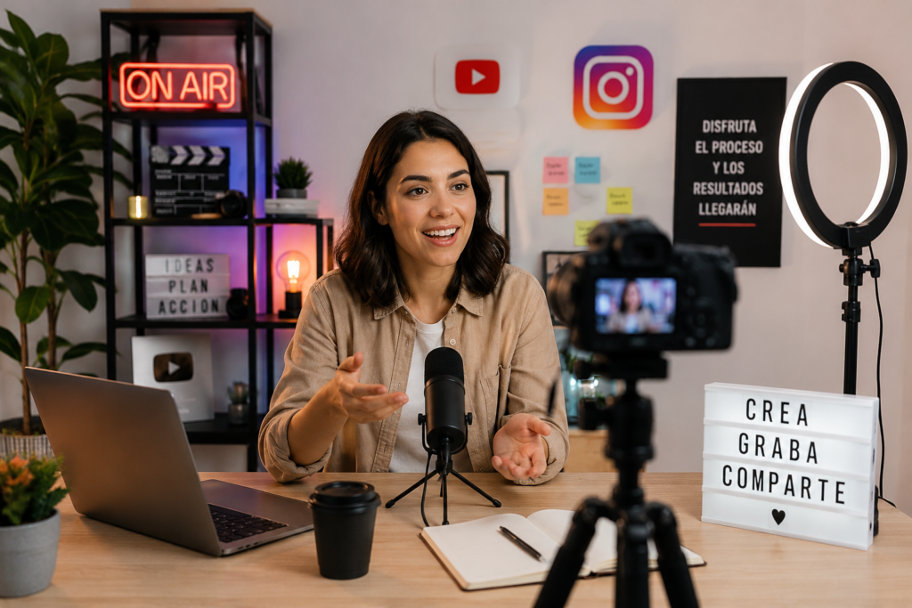 curso para crear contenido en YouTube e Instagram