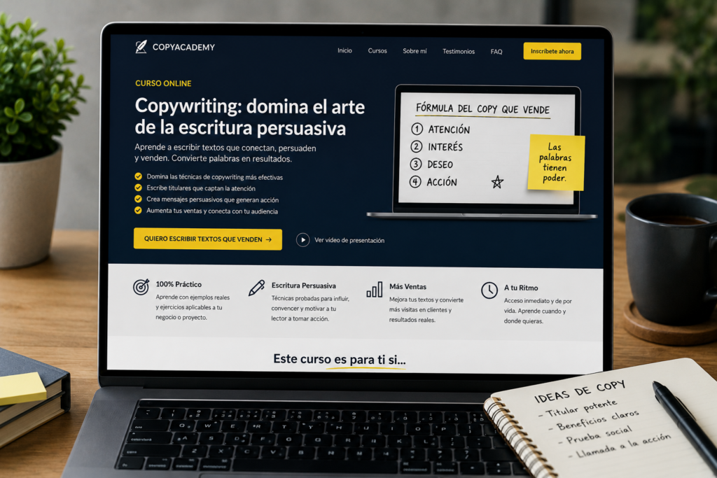 curso escritura persuasiva copywriting