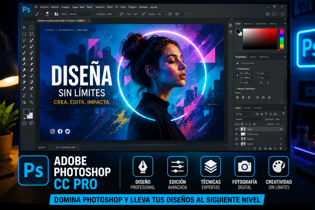 curso profesional de Adobe Photoshop