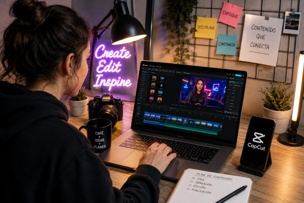 mejor curso de CapCut para aprender edición de vídeo