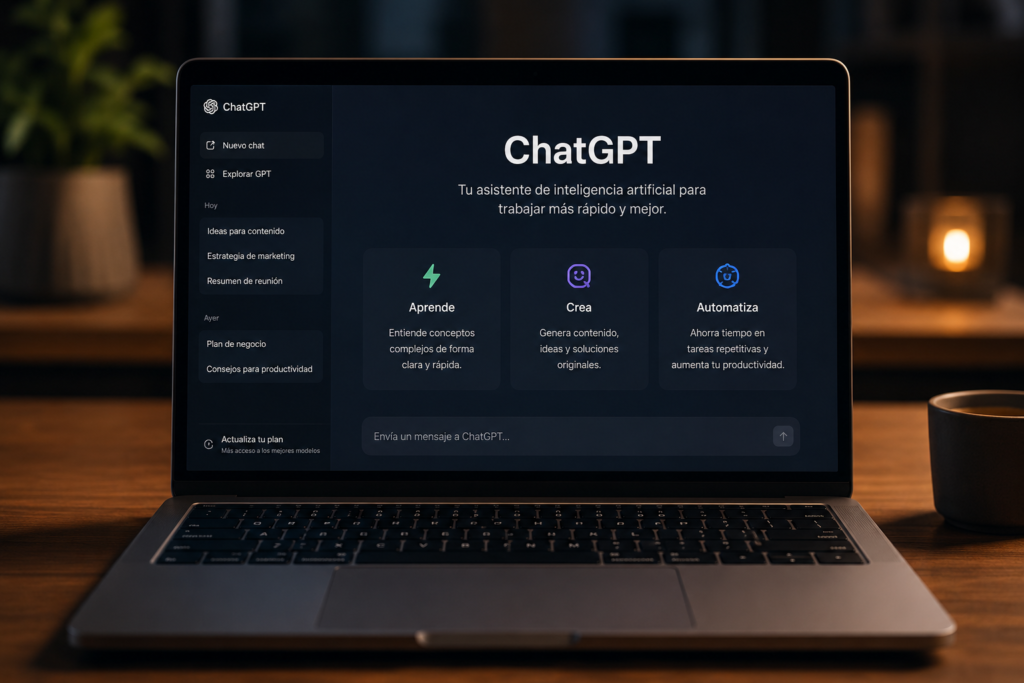 mejor curso de ChatGPT para aprender inteligencia artificial