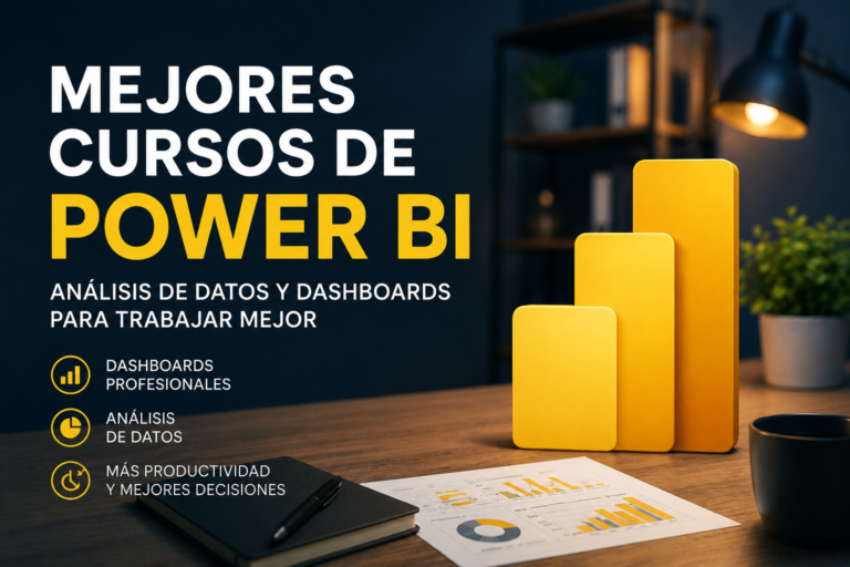 mejores cursos de Power BI para aprender análisis de datos y crear dashboards profesionales