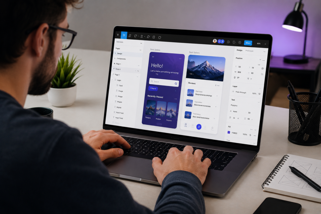 curso de Figma para diseño UI UX y creación de interfaces profesionales
