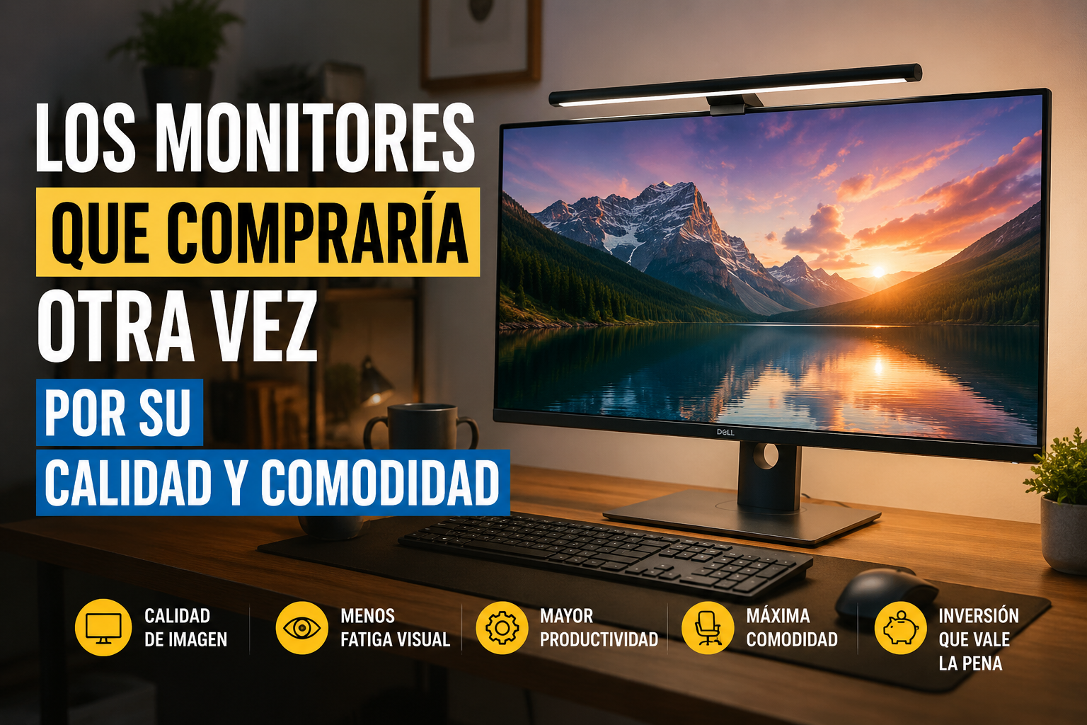 Selección de monitores recomendados para trabajar desde casa con mayor comodidad, calidad de imagen y productividad.