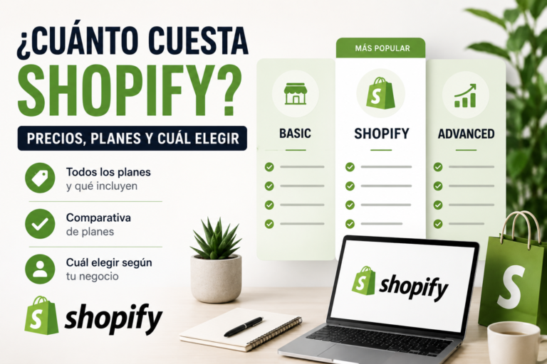 Comparativa de los precios y planes de Shopify para elegir la mejor opción según el tipo de tienda online y las necesidades de cada negocio.